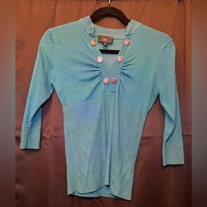3/4 Sleeve IZ Byer Small Sweater